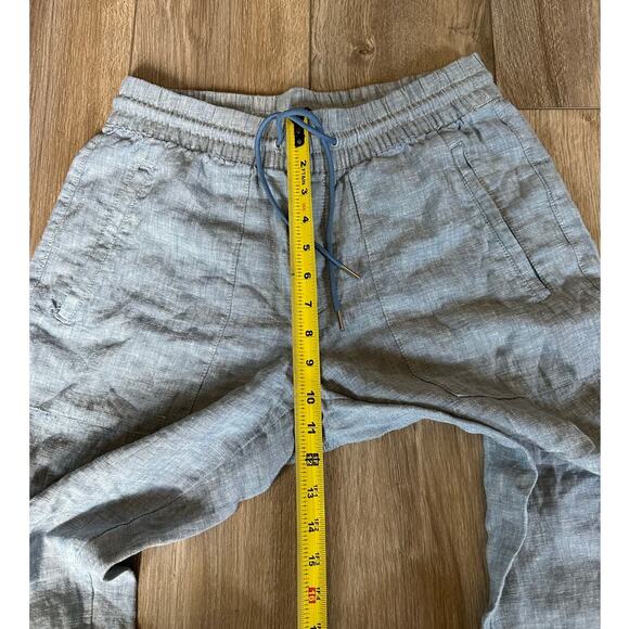 Athleta Retreat Linen Chambray Joggers size 4P - Picture 7 of 13